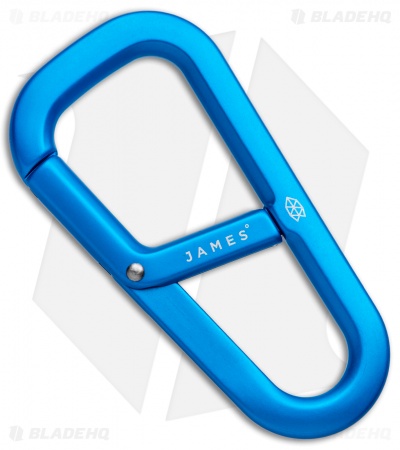 The James Brand The Hardin Carabiner - Blue Cerulean