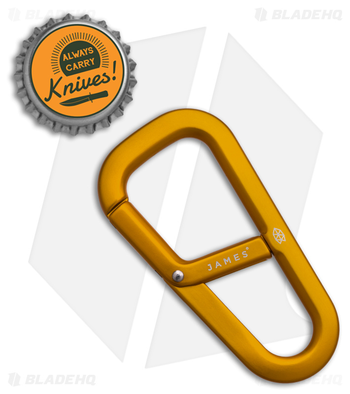 The James Brand The Hardin Carabiner - Canary Yellow