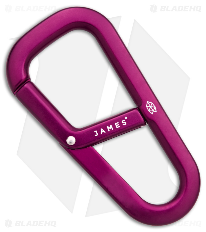 The James Brand The Hardin Carabiner - Purple