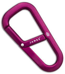 The James Brand The Hardin Carabiner - Purple
