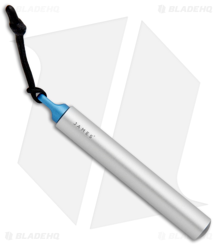The James Brand Stilwell Aluminum EDC Pen (Steel Blue/Silver)