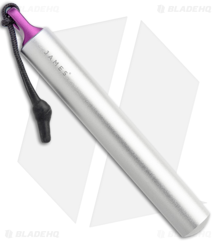 The James Brand Stilwell Aluminum EDC Pen (Steel Purple/Silver)