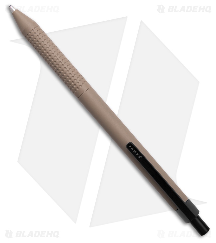 The James Brand The Burwell Stainless Steel EDC Pen (Coyote Tan/Black)
