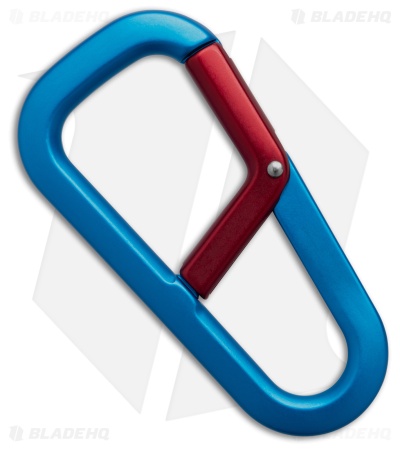 The James Brand The Hardin Carabiner - Cerulean/Red