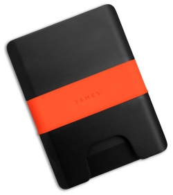 The James Brand The Lowe Wallet - Black/Fire