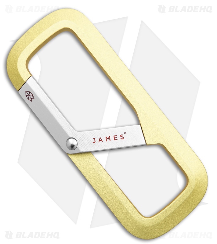 The James Brand The Madison Carabiner - Butter + Polish