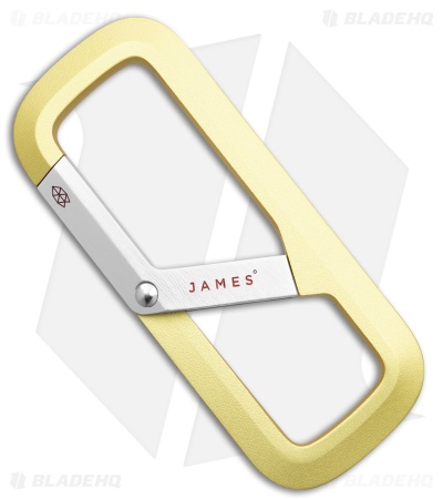 The James Brand The Madison Carabiner - Butter + Polish