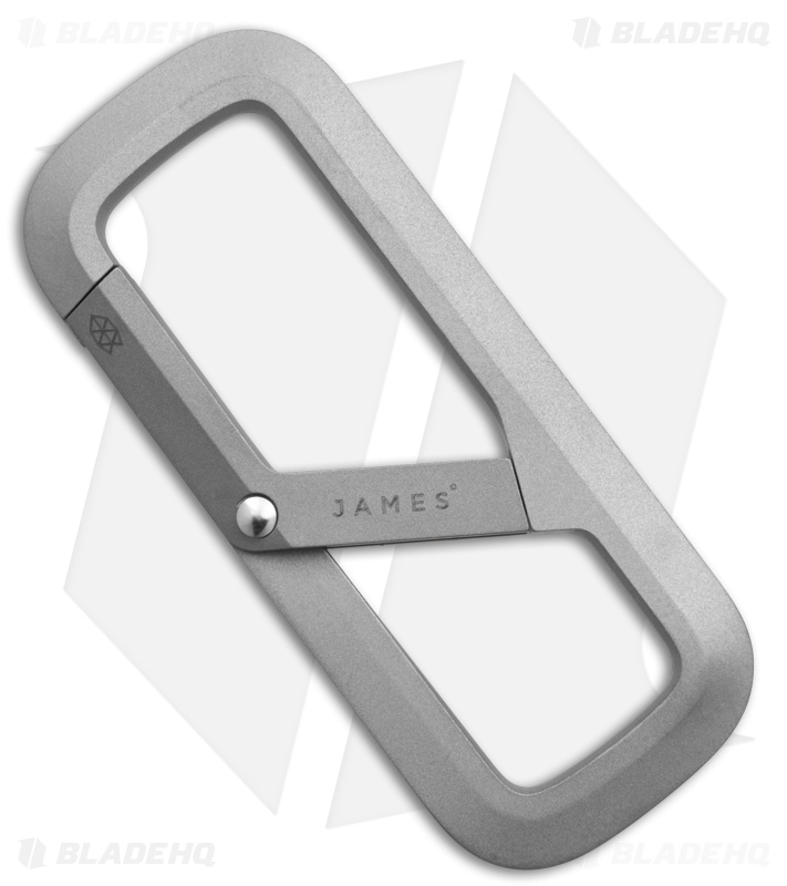 The James Brand The Madison Carabiner - Titanium