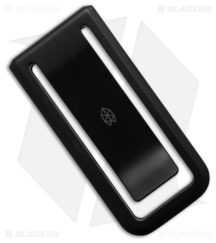 The James Brand The Martindale Money Clip Titanium - Black