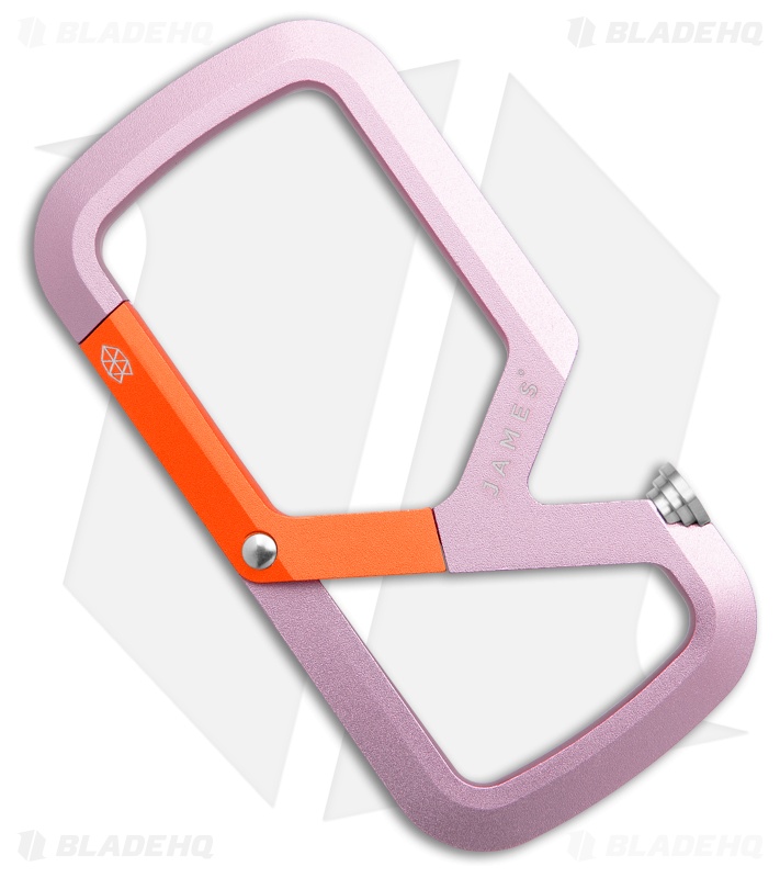 The James Brand The Mehlville | Carabiner | Pink Aluminum