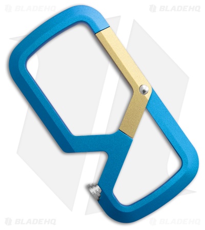 The James Brand The Mehlville Carabiner - Racer Blue + Olive Stone
