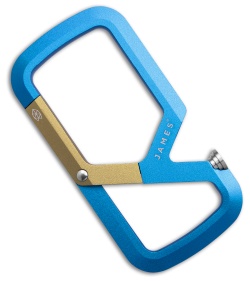 The James Brand The Mehlville Carabiner - Racer Blue + Olive Stone