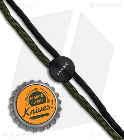 The James Brand The Ulu Lanyard w/ Black Stainless Steel Bead