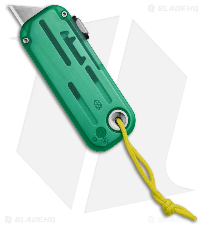 The James Brand The Palmer PC Utility Knife - Turquoise/Electric Green