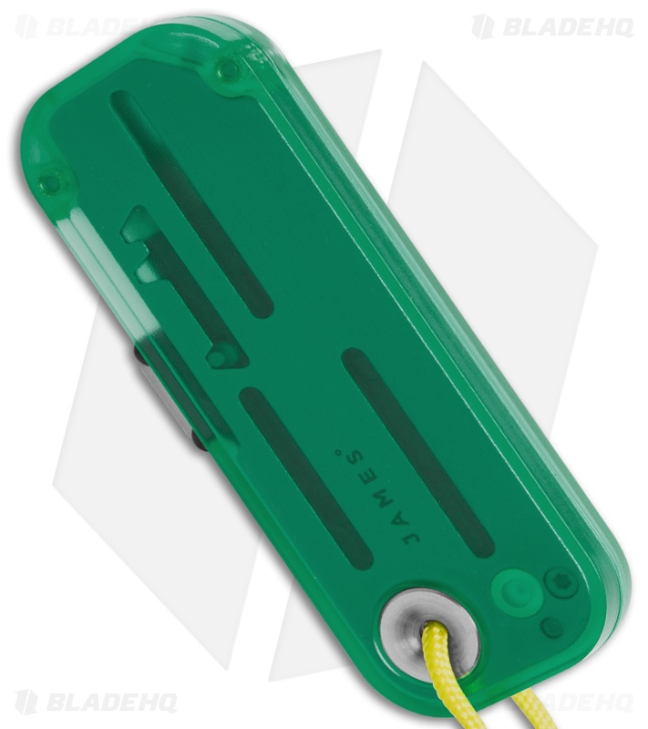 The James Brand The Palmer PC Utility Knife - Turquoise/Electric Green
