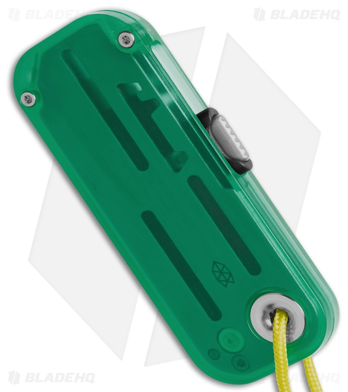 The James Brand The Palmer PC Utility Knife - Turquoise/Electric Green