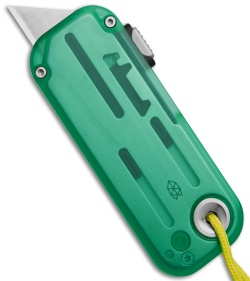 The James Brand The Palmer PC Utility Knife - Turquoise/Electric Green