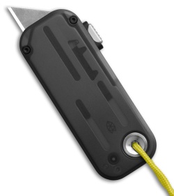 The James Brand The Palmer PC Utility Knife Charcoal/Electric Green