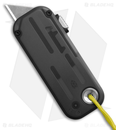 The James Brand The Palmer PC Utility Knife Charcoal/Electric Green