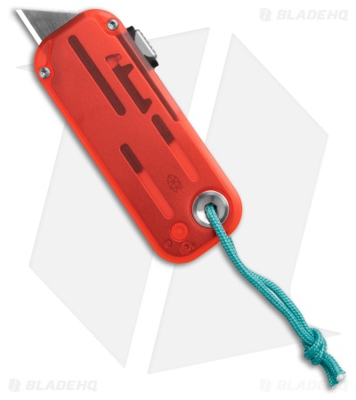 The James Brand The Palmer PC Utility Knife Coral/Turquoise