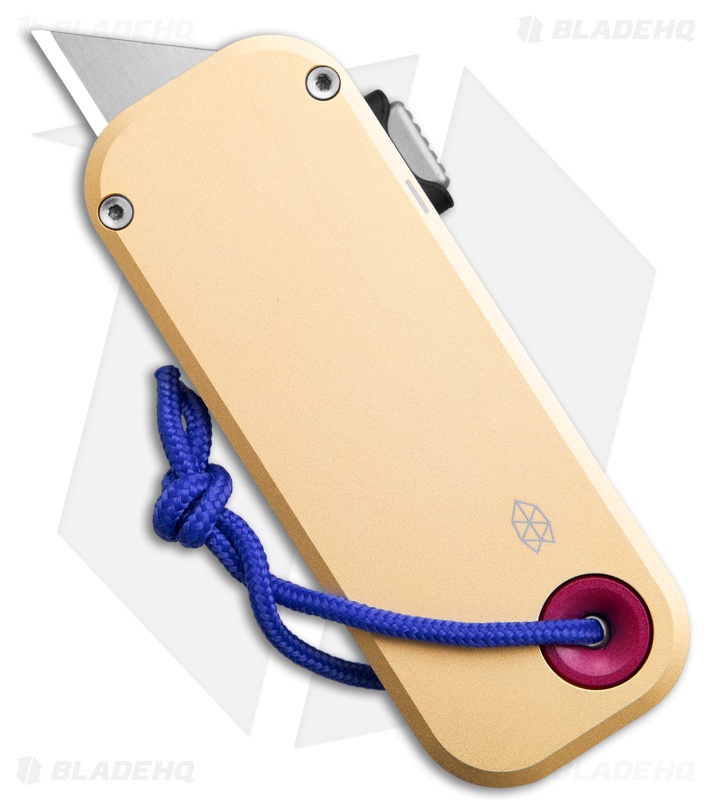 The James Brand The Palmer Utility Knife Buttermilk + Raspberry Al (0.56" Satin)