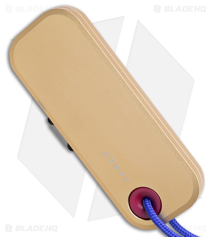 The James Brand The Palmer Utility Knife Buttermilk + Raspberry Al (0.56" Satin)