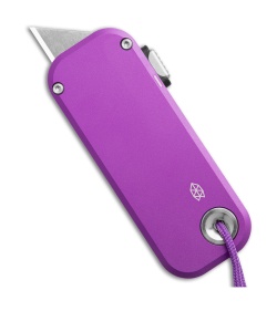 The James Brand The Palmer Utility Knife Purple Aluminum (0.56" Satin)