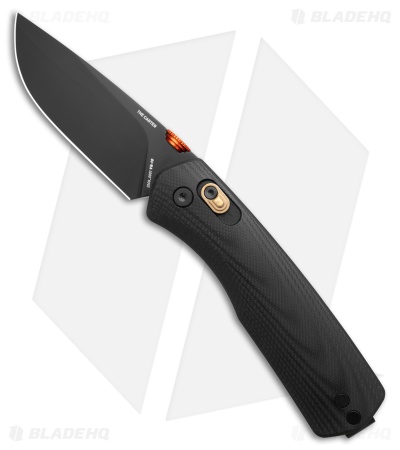 The James Brand The Carter Ambi-Slider Knife Black + Fire G-10 (2.8" Black)