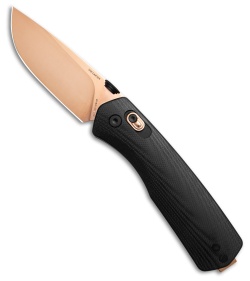 The James Brand The Carter Ambi-Slider Knife Black G-10 (2.8" Rose Gold)