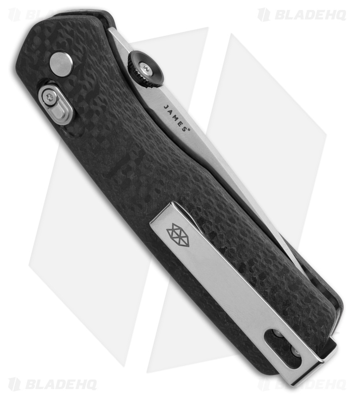 The James Brand The Carter Ambi-Slider Knife Carbon Fiber (2.8" Satin) 
