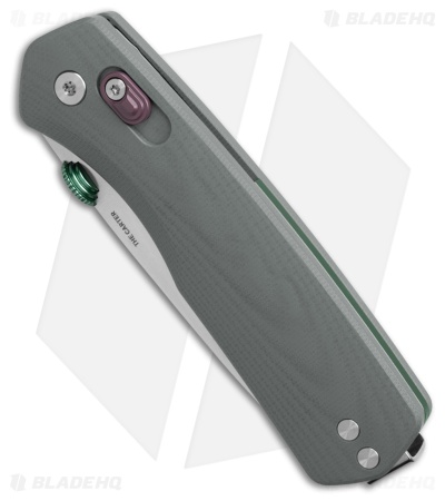 The James Brand The Carter Ambi-Slider Knife Primer Gray G-10 (2.8" Satin) 