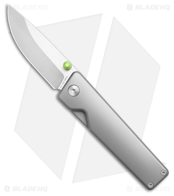 The James Brand The Chapter 2 Frame Lock Knife Titanium (2.75" Satin)
