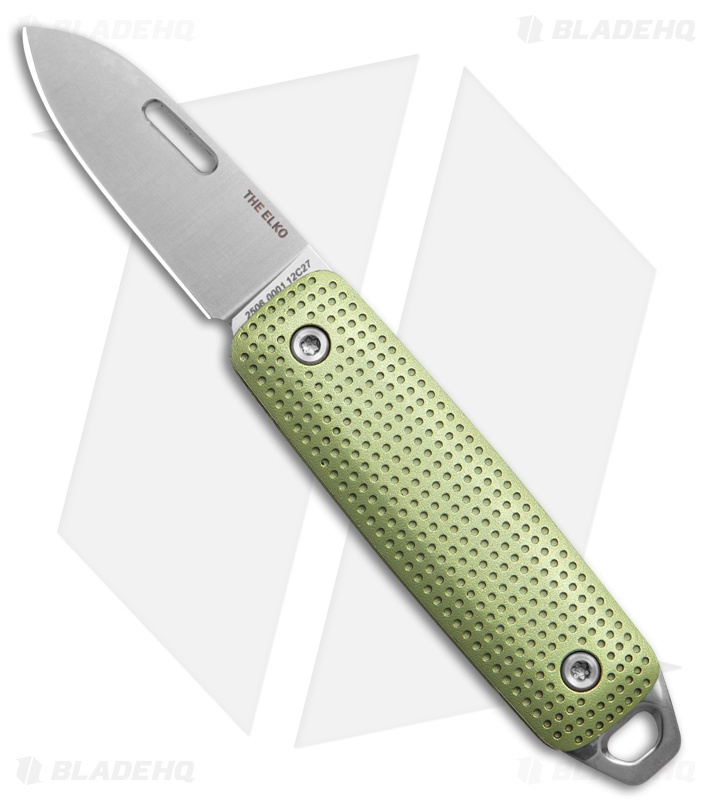 The James Brand The Elko Slip Joint Knife Grove Aluminum (1.6" Satin)