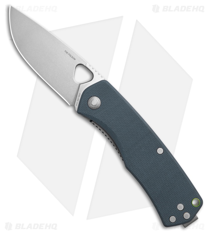 The James Brand The Folsom Liner Lock Knife Tidal Blue G-10 (2.75" SW)