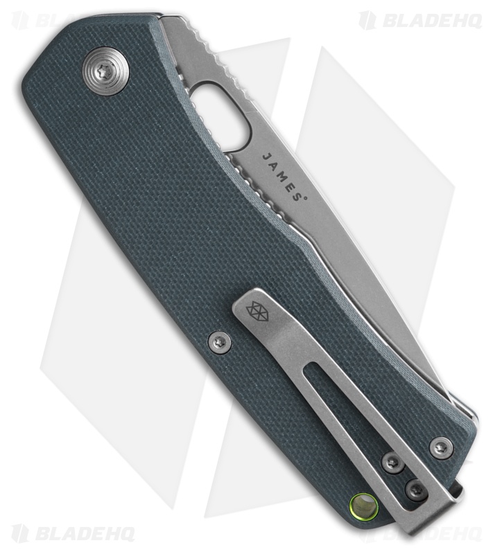 The James Brand The Folsom Liner Lock Knife Tidal Blue G-10 (2.75" SW)