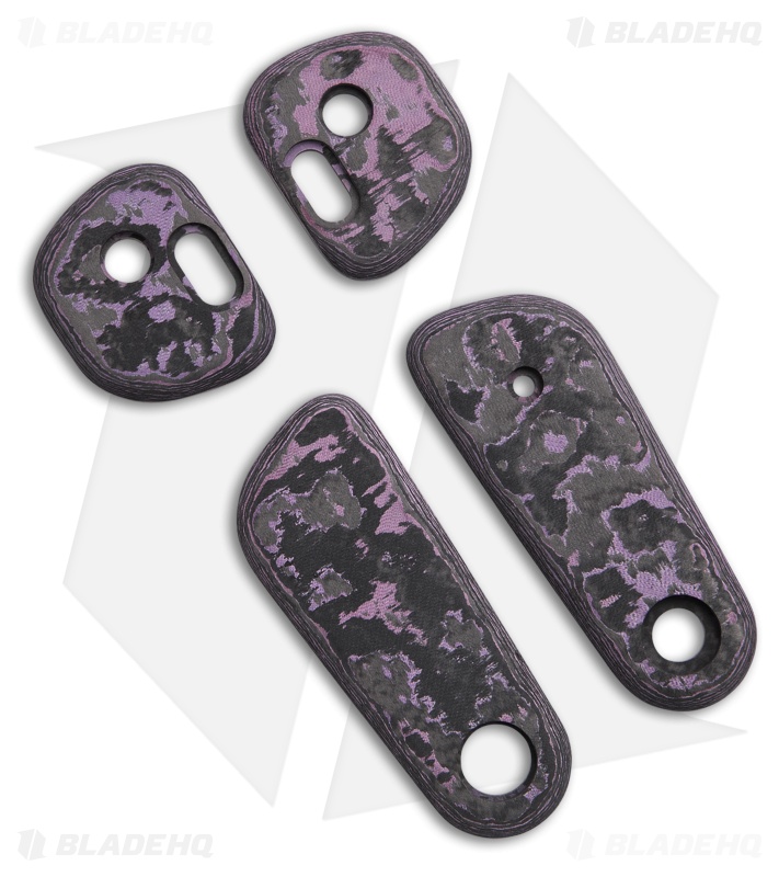 Flytanium CF Scales for James Brand Redstone - Purple Haze Fat Carbon