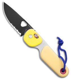 The James Brand The Redstone Slide Lock Knife Buttermilk/Butter (2.5" Black)