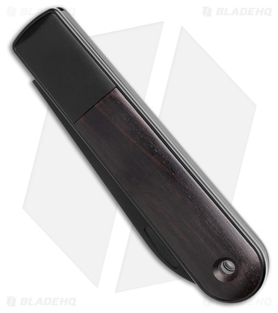 The James Brand Wayland Slip Joint Knife Ebony Wood (3" Black S35VN)