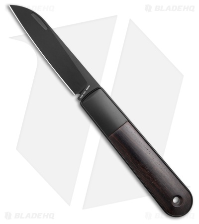 The James Brand Wayland Slip Joint Knife Ebony Wood (3" Black S35VN)