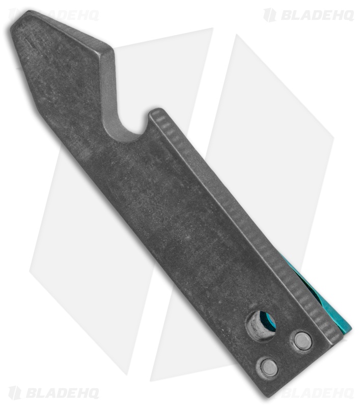 TiSurvival Exo Titanium Pry Bar Pocket Tool Green Anodized