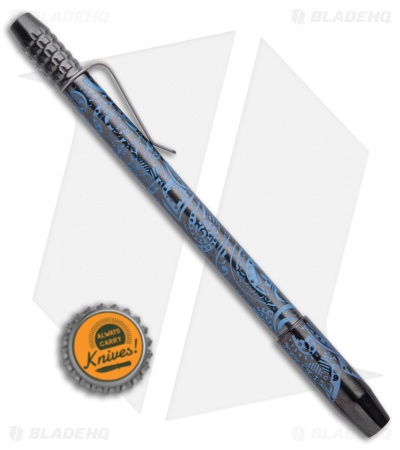 Ti2 Design Custom TechLiner - Ti Anodized DLC Laser Engraved (Black)