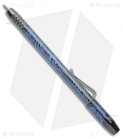 Ti2 Design Custom TechLiner - Ti Anodized DLC Laser Engraved (Black)