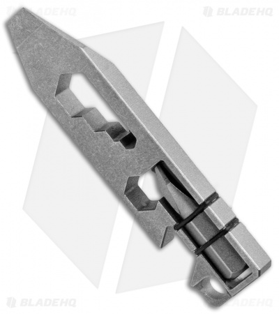 Titaner Multi-Function Titanium Pry Bar Keychain Tool Grey 
