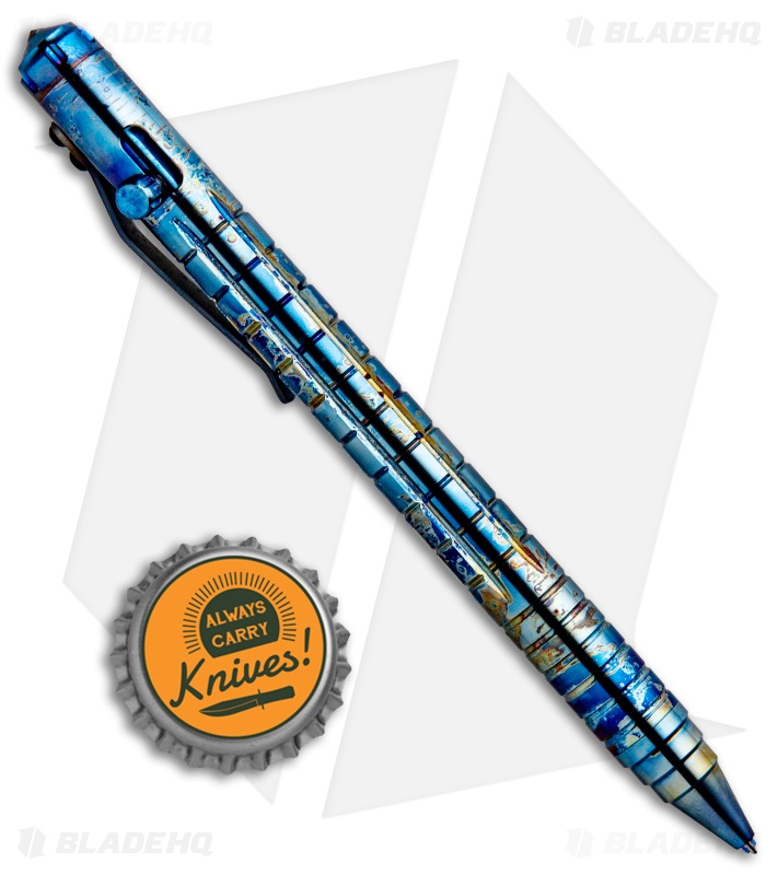 Titaner Titanium Thunder Bolt Pen - Torch Blue