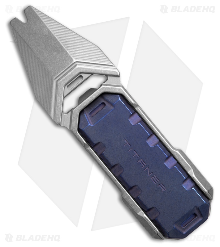 Titaner Titanium Multi-Tool Pry Bar Fidget Slider Blue