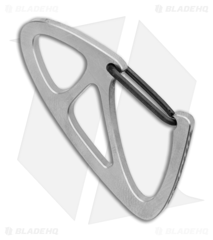 Titaner Wings Medium Carabiner Titanium Keychain (Polished)
