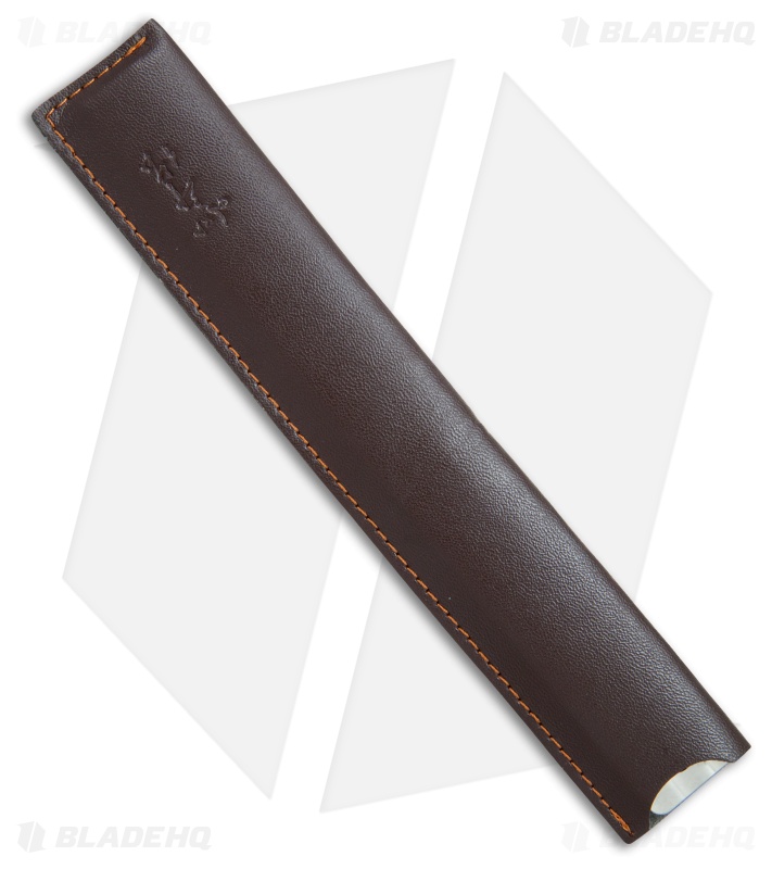 Titaner 6.75" Titanium Ruler w/ Leather Storage Sleeve