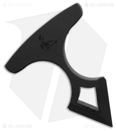 Toor Knives Thor's Hammer Fixed Blade Knife Black Steel (1" Carbon Black)