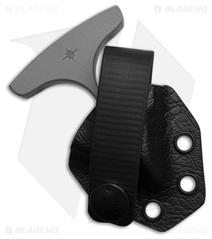 Toor Knives Thor's Hammer Fixed Blade Knife Gray Steel (1" Phantom Gray)