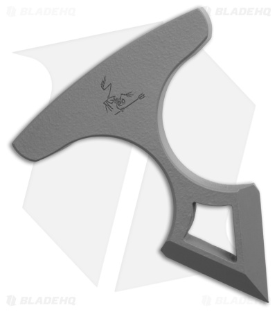 Toor Knives Thor's Hammer Fixed Blade Knife Gray Steel (1" Phantom Gray)